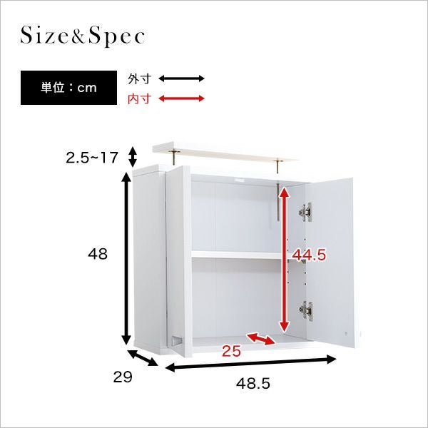 コレクションラック 深型ハイタイプ（専用上置き） 奥行き29cm palace