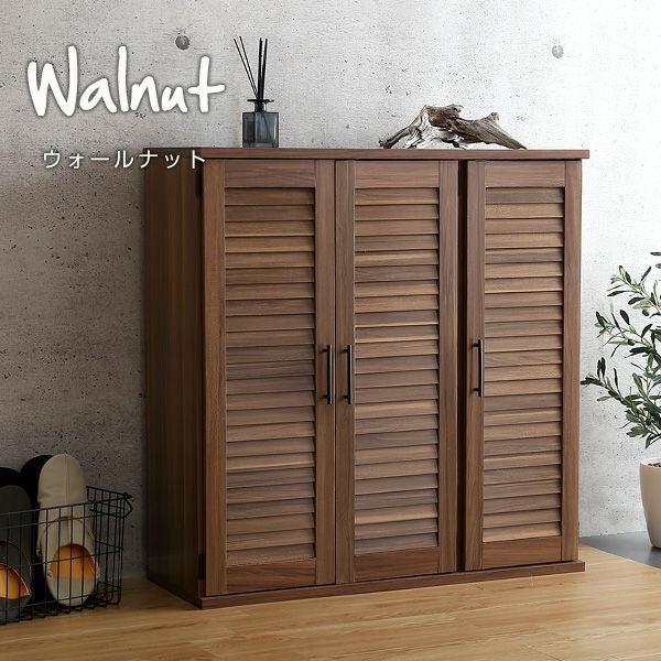 ルーバーシューズボックス 90cm幅 RKB90-1] IASI | 家具通販のグランデ本店