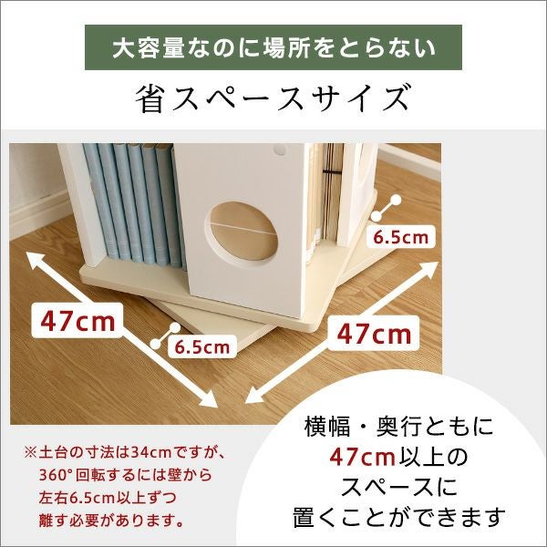 回転コミックラック 5段 [ROTI5] | 家具通販のグランデ本店
