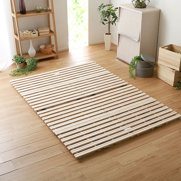 ダブル] すのこベッド2つ折り式 桐仕様 [ALW2-D] | 家具通販のグランデ本店
