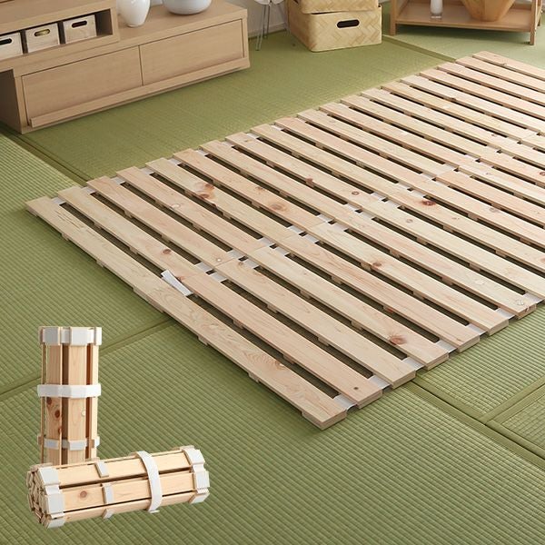 ダブル] すのこベッドロール式 檜仕様 [ARLR-D] | 家具通販のグランデ本店