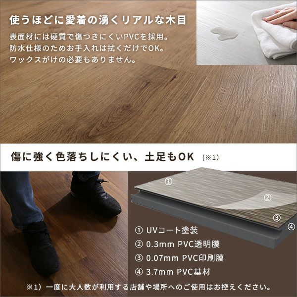 はめこみ式フロアタイル 12枚セット [FJT-12] | 家具通販のグランデ本店