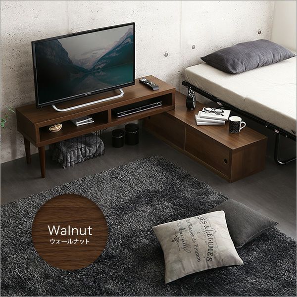 伸縮式テレビ台 引き戸タイプ[SD-120EX] | 家具通販のグランデ本店