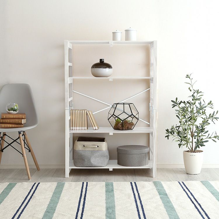 ラック 4段 木製 オープンラック 幅78cm[LCHE-4] IASI | 家具通販の