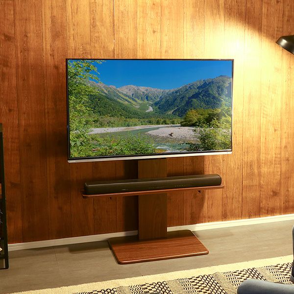 壁寄せテレビスタンド ロー固定タイプ サウンドバー 100cm幅 SET[WAT-L
