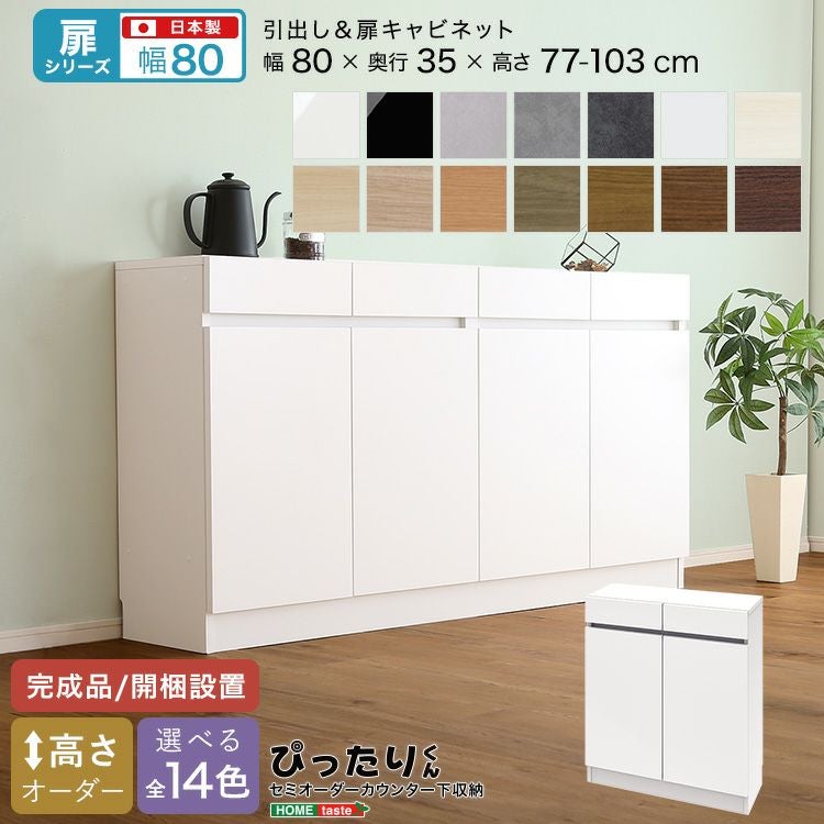 引戸シリーズ】セミオーダーカウンター下収納ぴったりくん