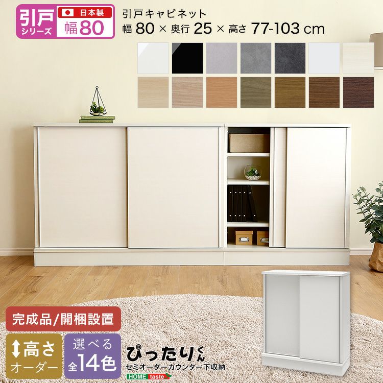 引戸シリーズ】セミオーダーカウンター下収納ぴったりくん