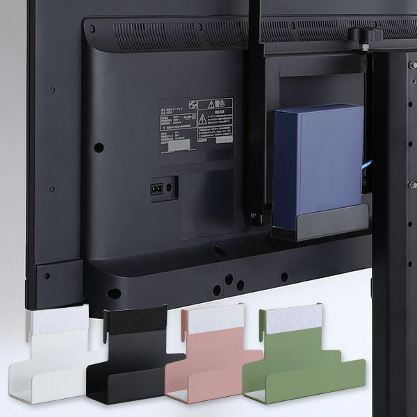 八角テレビスタンドハイタイプ専用 ハードディスクホルダーセット[OTG