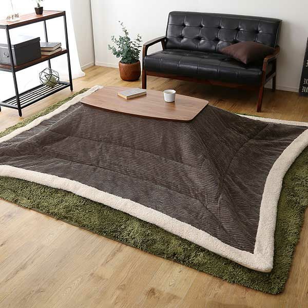 こたつ テーブル 丸型 幅70cm 本体のみ 石英管ヒーター付 リバーシブル