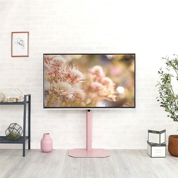 木目が美しい八角壁寄せテレビスタンド ハイタイプ [OTGT-H] | 家具