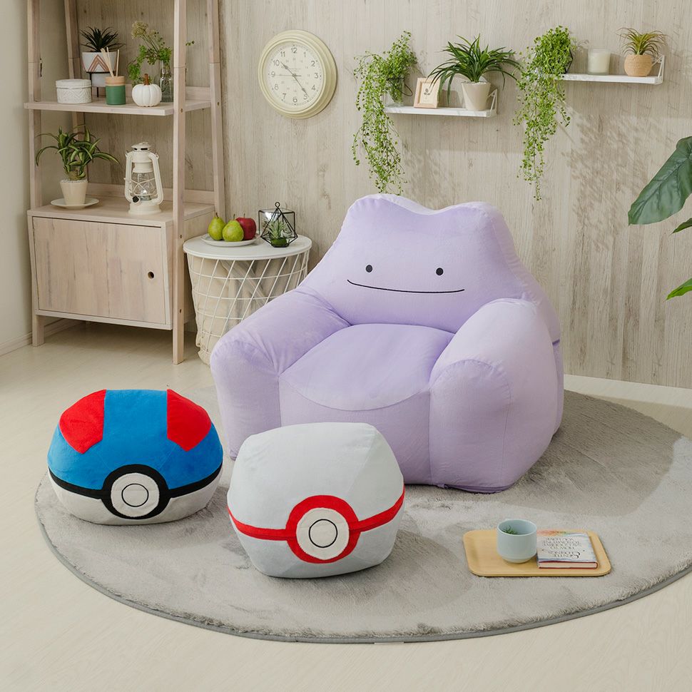 ポケットモンスター メタモン ポケモン 一人掛け ソファー ビーズ