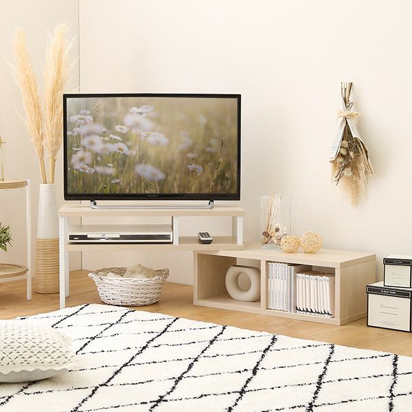 伸縮式テレビ台 引き戸タイプ[SD-120EX] | 家具通販のグランデ本店