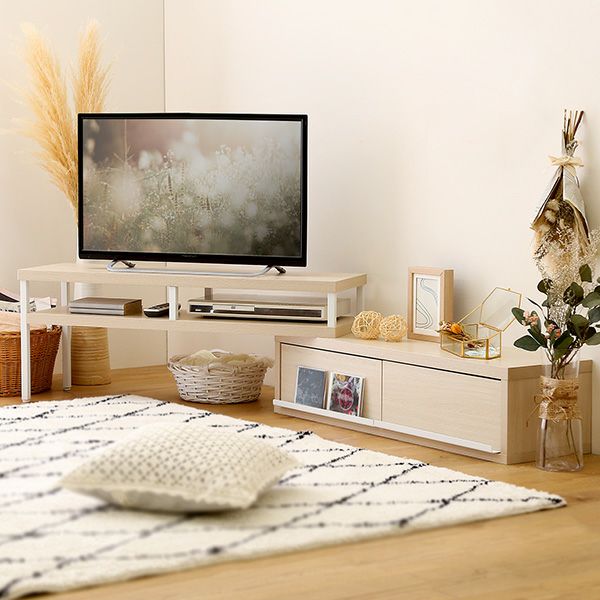 伸縮式テレビ台 引き戸タイプ[SD-120EX] | 家具通販のグランデ本店