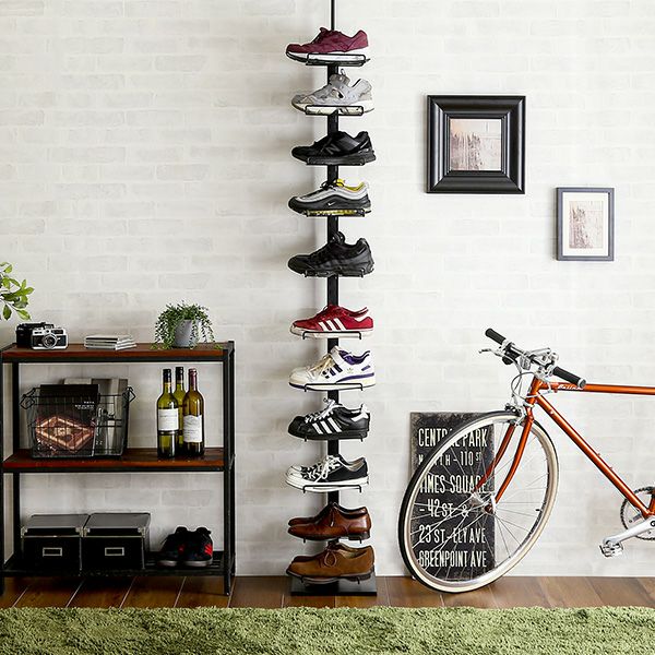 ディスプレイ突っ張りシューズラック[PPSS] | 家具通販のグランデ本店