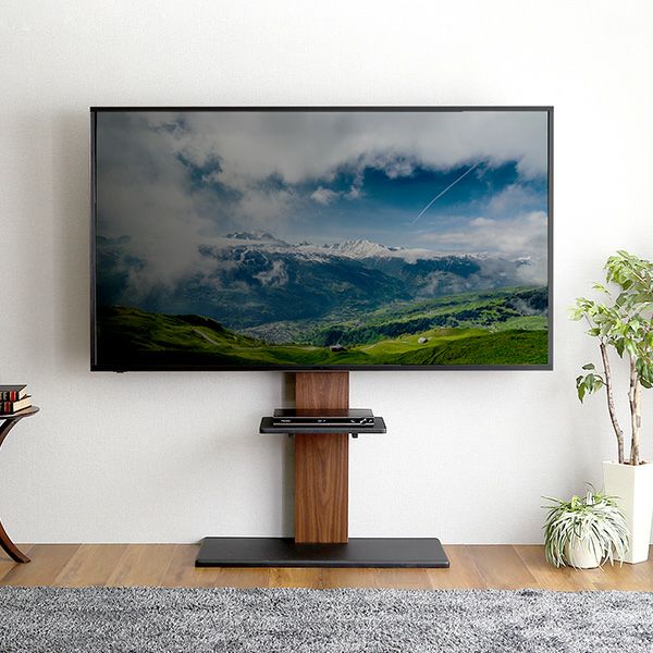 最大100インチ対応 頑丈テレビスタンド 専用棚板 SET[HWAT-HTWAT