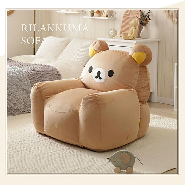 くま　クリーム色ファブリックソファ 4クッション付き 000000005988-03.jpg?size=l&w=