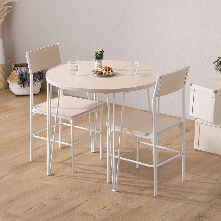 さわやかな円形ダイニング3点セット [CRF-3] | 家具通販のグランデ本店