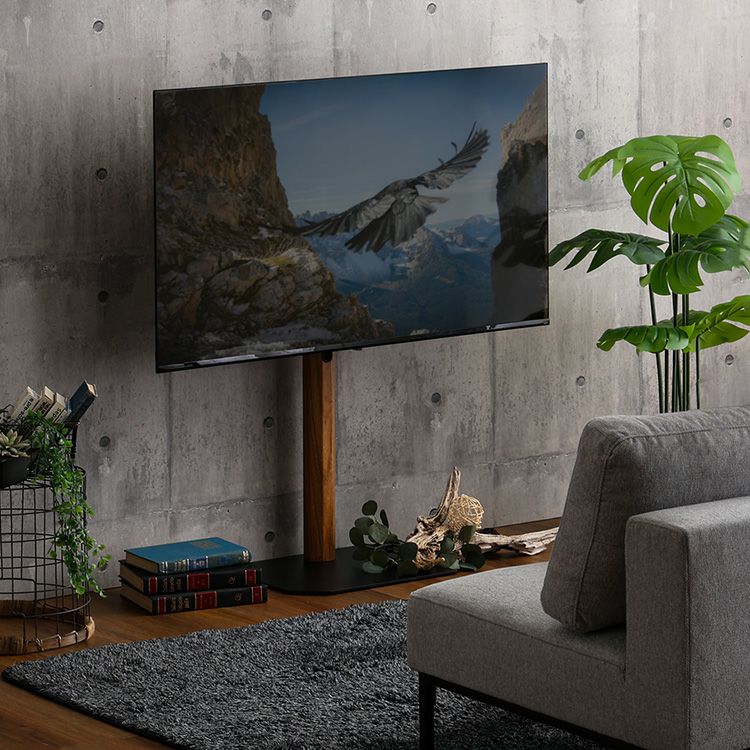 木目が美しい八角壁寄せテレビスタンドロータイプ専用 ハードディスク