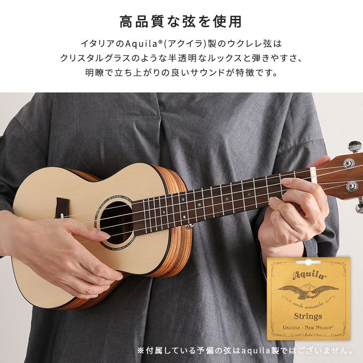 初心者でも始めやすい ウクレレ 13点セット 23インチ(コンサート) [SH