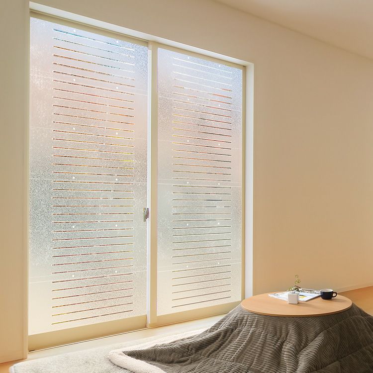 すりガラス調断熱二重窓パネル 12枚入り (6枚×2セット) [SH-25-NMP-S