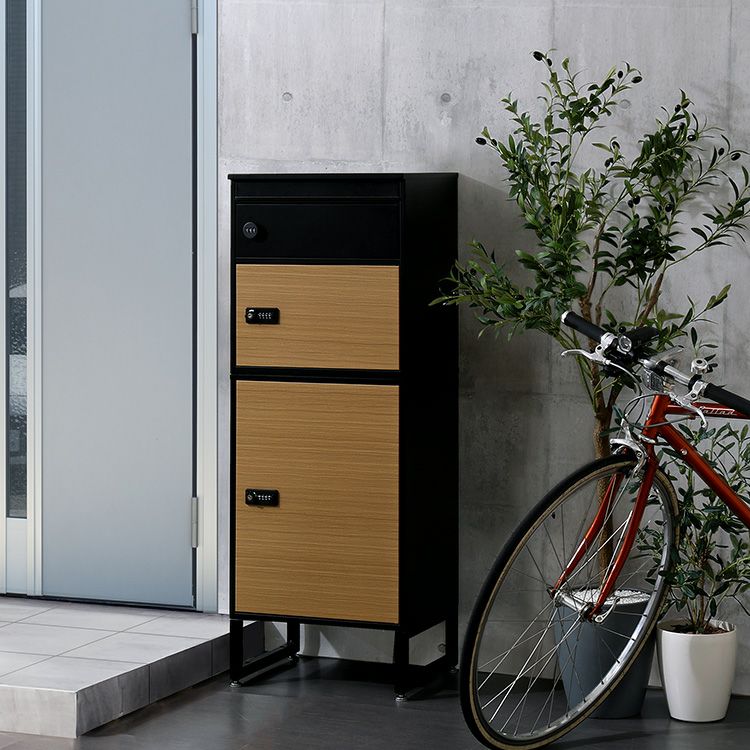 宅配ボックス スリムハイタイプ 3ボックス [TBX-S3] | 家具通販の