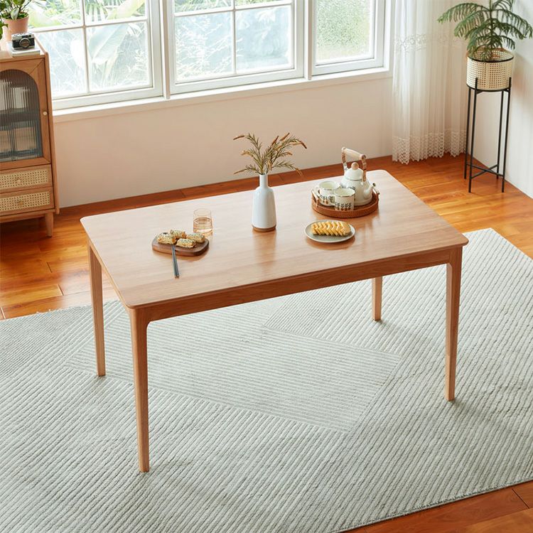 無垢材ダイニングテーブル（140cm x 70cm） 無垢材ダイニングテーブル 140cm（ナチュラル） [SH-LI-00770] | 家具