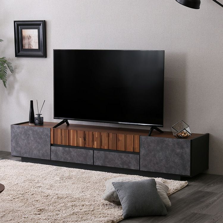 【完成品】ラタン ナチュラル テレビ台 140cm 幅140］ ラタン素材 テレビ台 ナチュラル TVボード｜天然ラタン